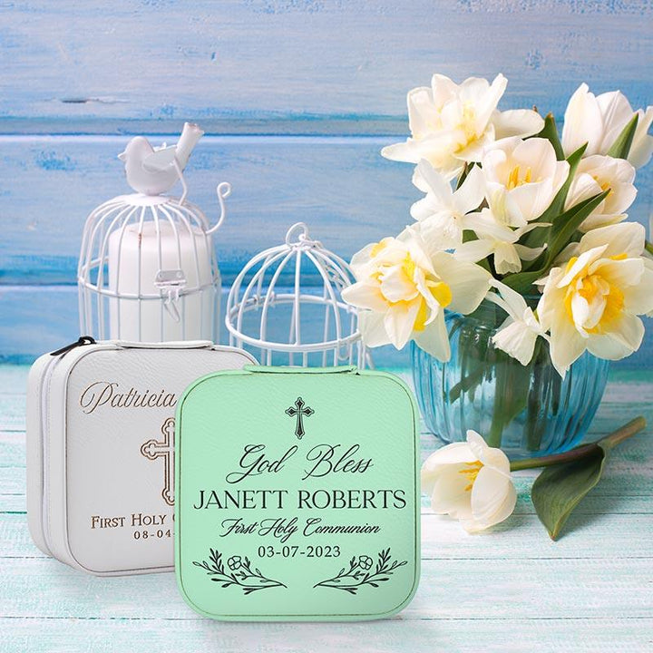 Child’s First Communion Keepsake Box with Custom Jewelry Box - GiftShire