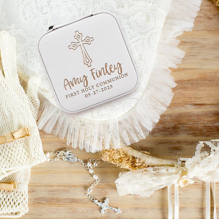 Child’s First Communion Keepsake Box with Custom Jewelry Box - GiftShire