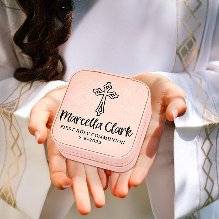 Child’s First Communion Keepsake Box with Custom Jewelry Box - GiftShire