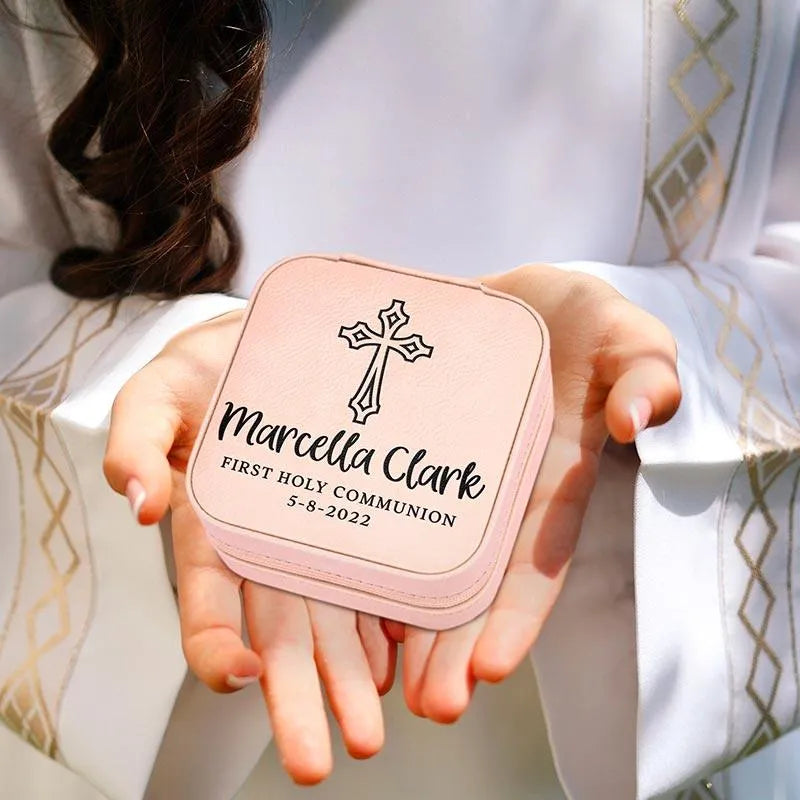 Child’s First Communion Keepsake Box with Custom Jewelry Box - GiftShire