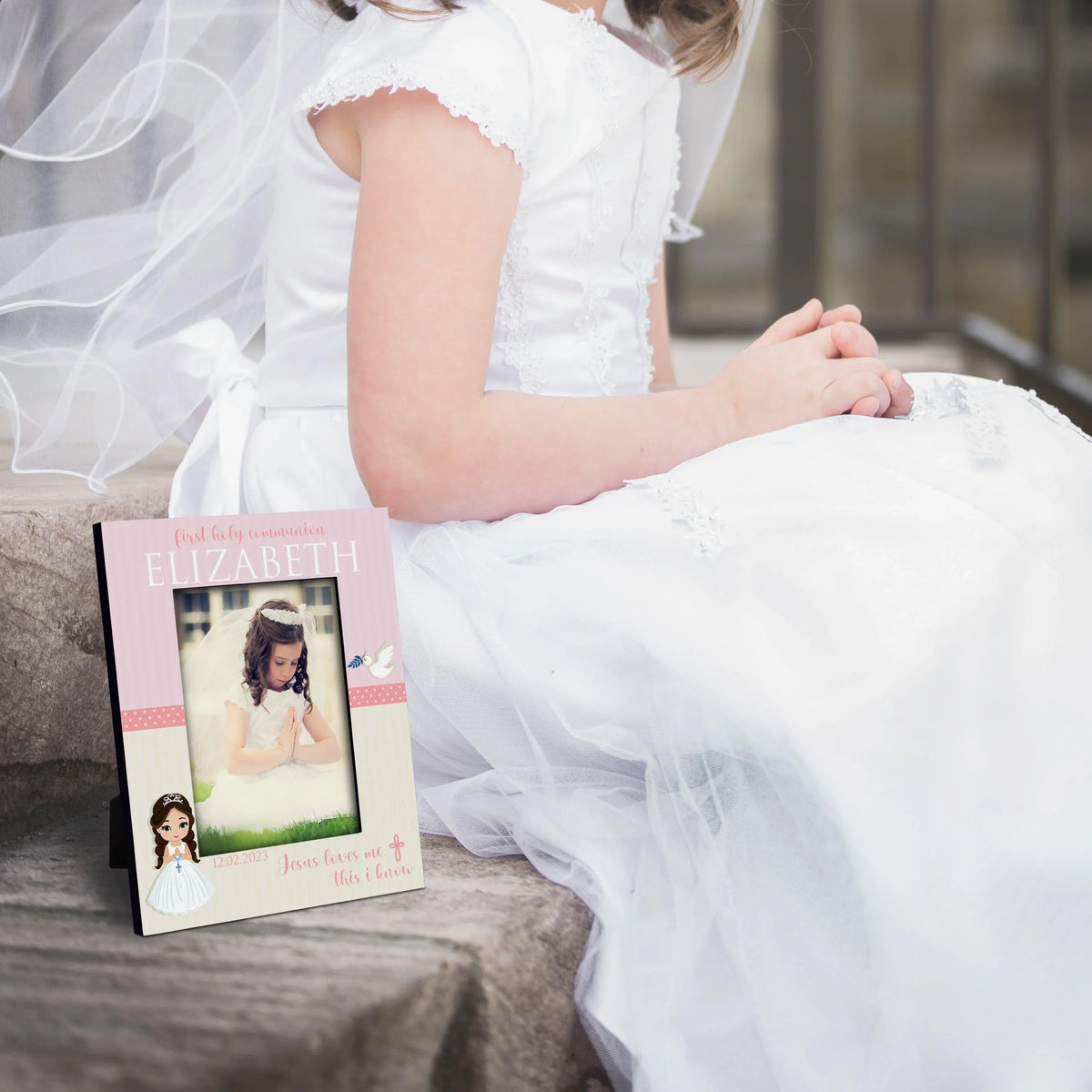 First Communion Frame, Custom Mdf Frame - GiftShire