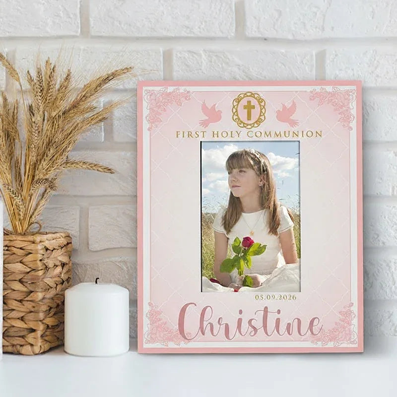 First Communion Frame, Custom Mdf Frame - GiftShire
