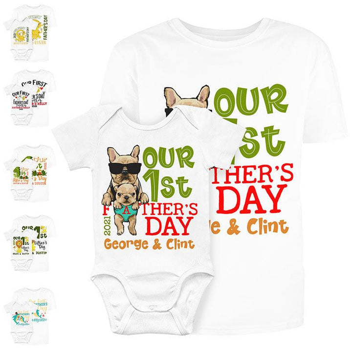 First Father’s Day Matching T-shirt - GiftShire