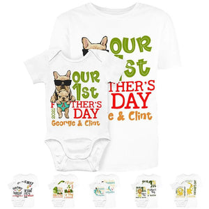 First Father’s Day Matching T-shirt - GiftShire