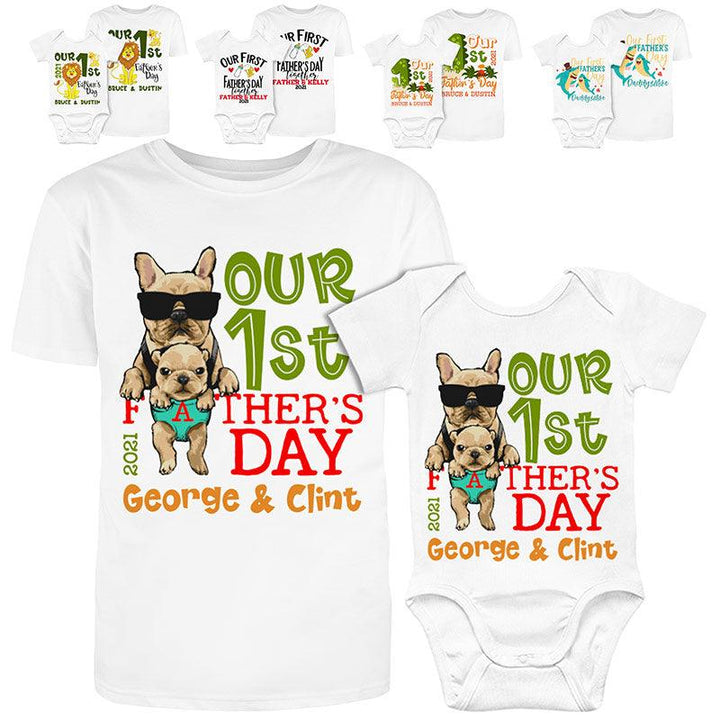 First Father’s Day Matching T-shirt - GiftShire