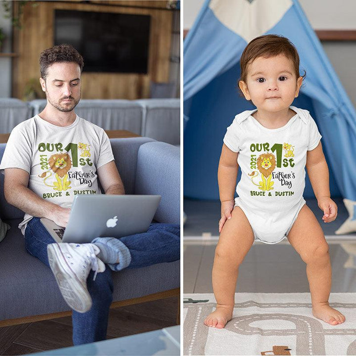 First Father’s Day Matching T-shirt - GiftShire