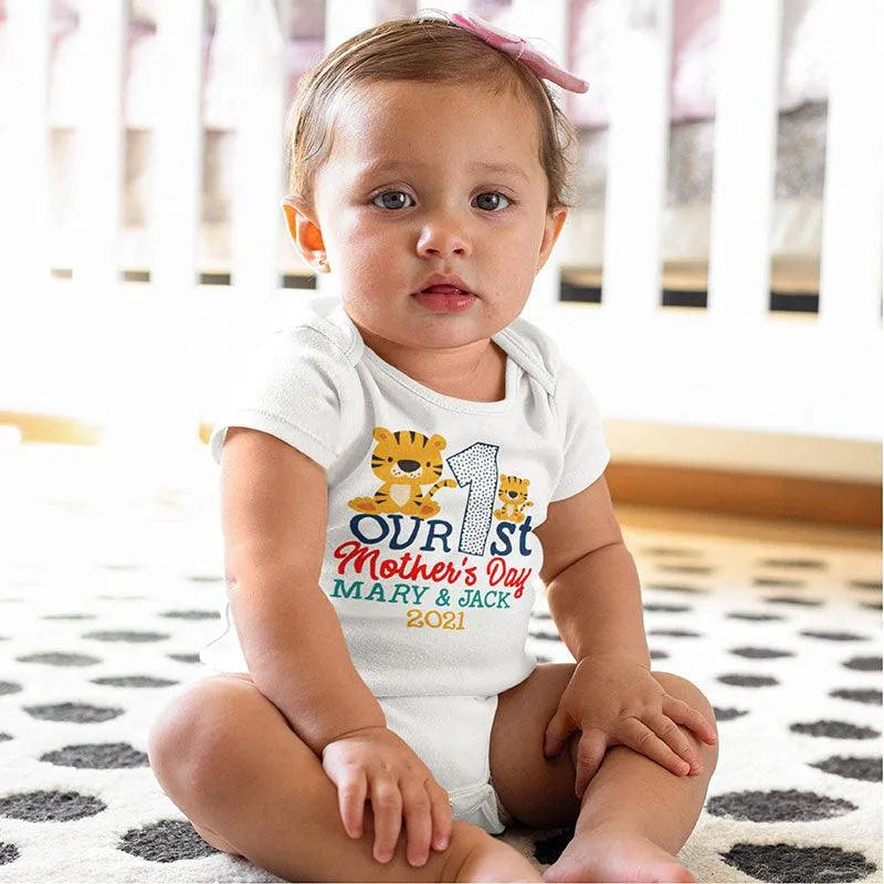 First Mother's Day: Custom Matching Tees for Mom & Her Baby - GiftShire