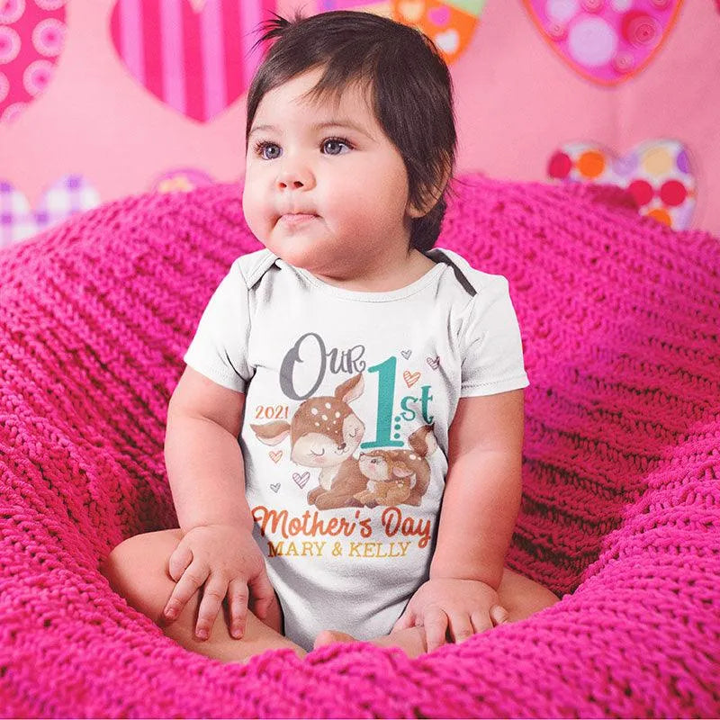 First Mother's Day: Custom Matching Tees for Mom & Her Baby - GiftShire