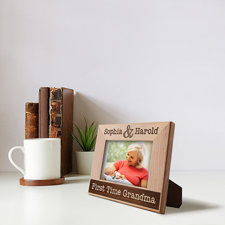 Portafoto in Legno Personalizzata con Animaletti, Arcobaleno e Scritta - -quadri Portafoto in Legno Personalizzata con Animaletti, Arcobaleno e Scritta - -quadri