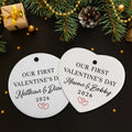 First Valentine's Day Ornaments for Couples