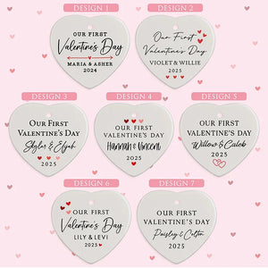 First Valentine's Day Ornaments for Couples - GiftShire