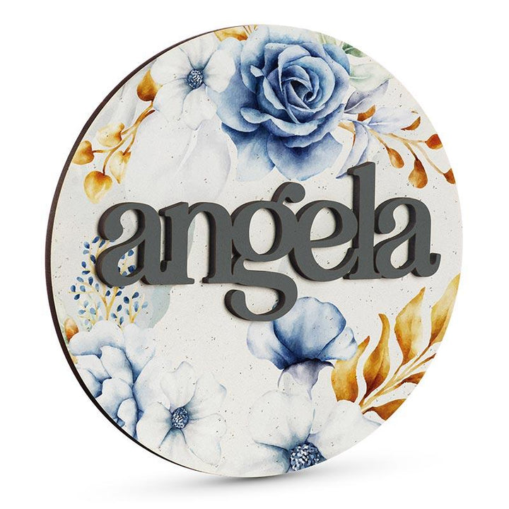 Wooden Flower Name Sign - GiftShire