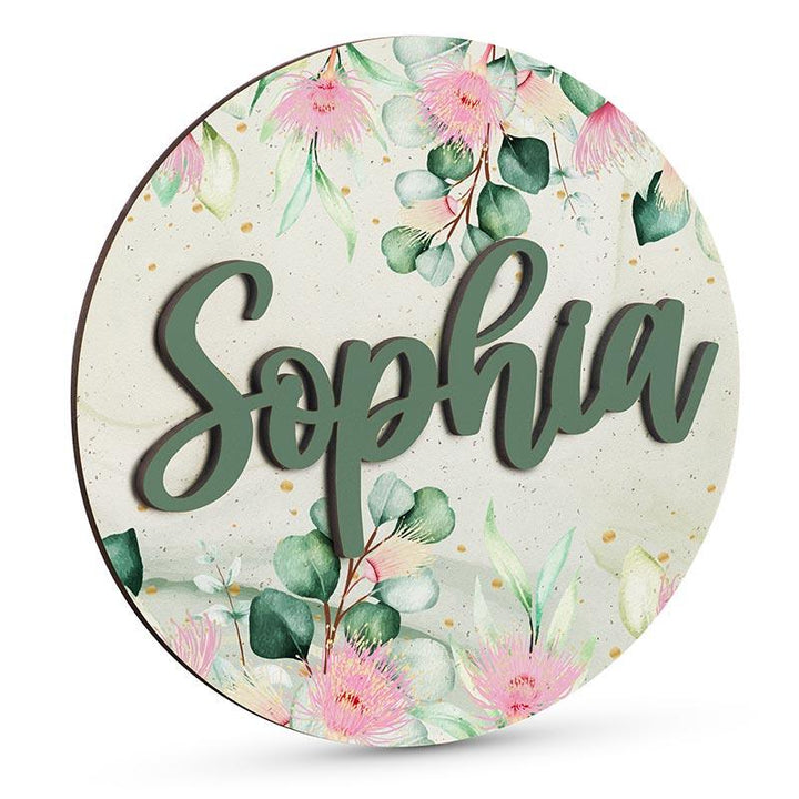 Wooden Flower Name Sign - GiftShire