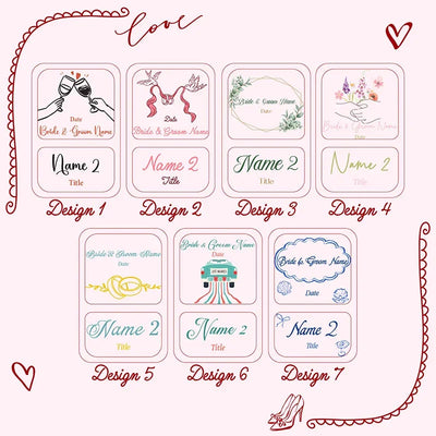 Foldable Leather Mirror Gift for Bridesmaids Wedding Favor