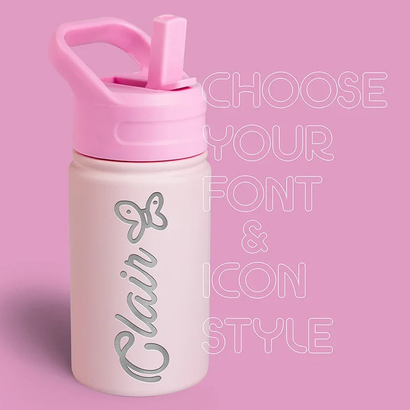 Food Grade Hydration! Kids Personalized Water Bottle - 12 Oz - GiftShire