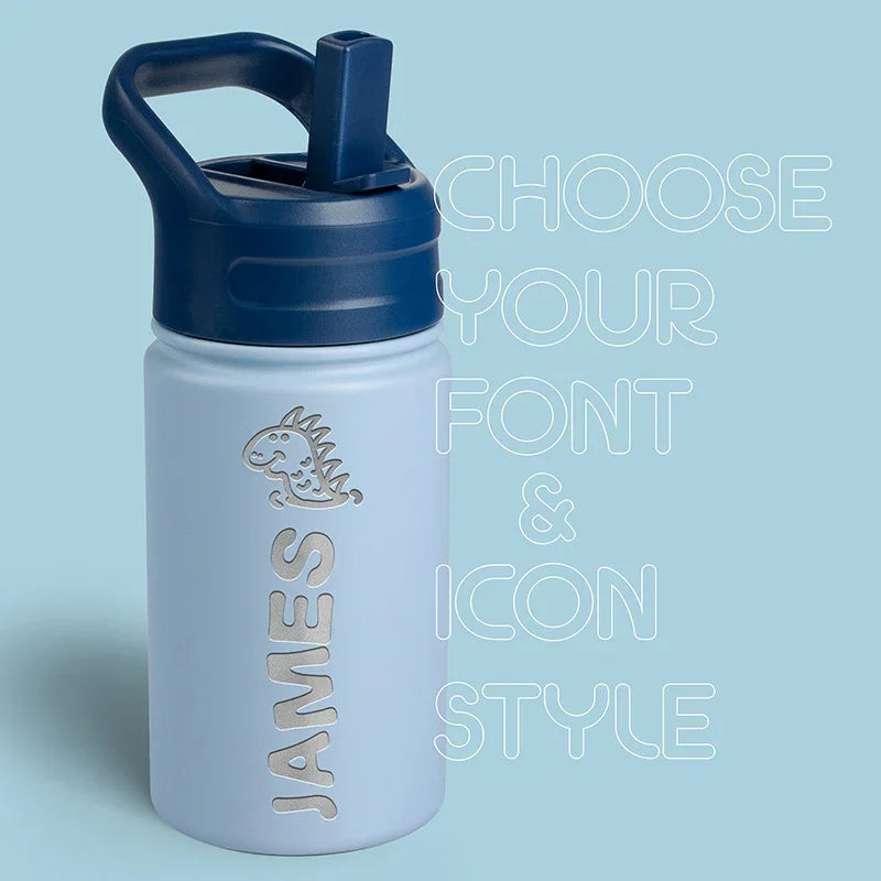 Food Grade Hydration! Kids Personalized Water Bottle - 12 Oz - GiftShire
