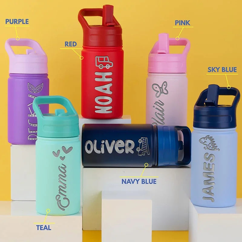 Food Grade Hydration! Kids Personalized Water Bottle - 12 Oz - GiftShire