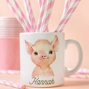 Funny Animal Design Mug for Kids - Personalize with Name - GiftShire