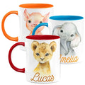 Funny Animal Design Mug for Kids - Personalize with Name - GiftShire