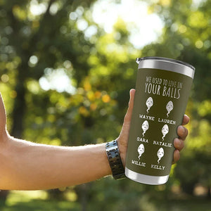 Funny Father's Day Tumblers From His Little Sperm Swimmers - GiftShire