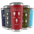 Funny Father's Day Tumblers From His Little Sperm Swimmers - GiftShire