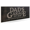 Dad's Garage Custom Shop Sign For Wall