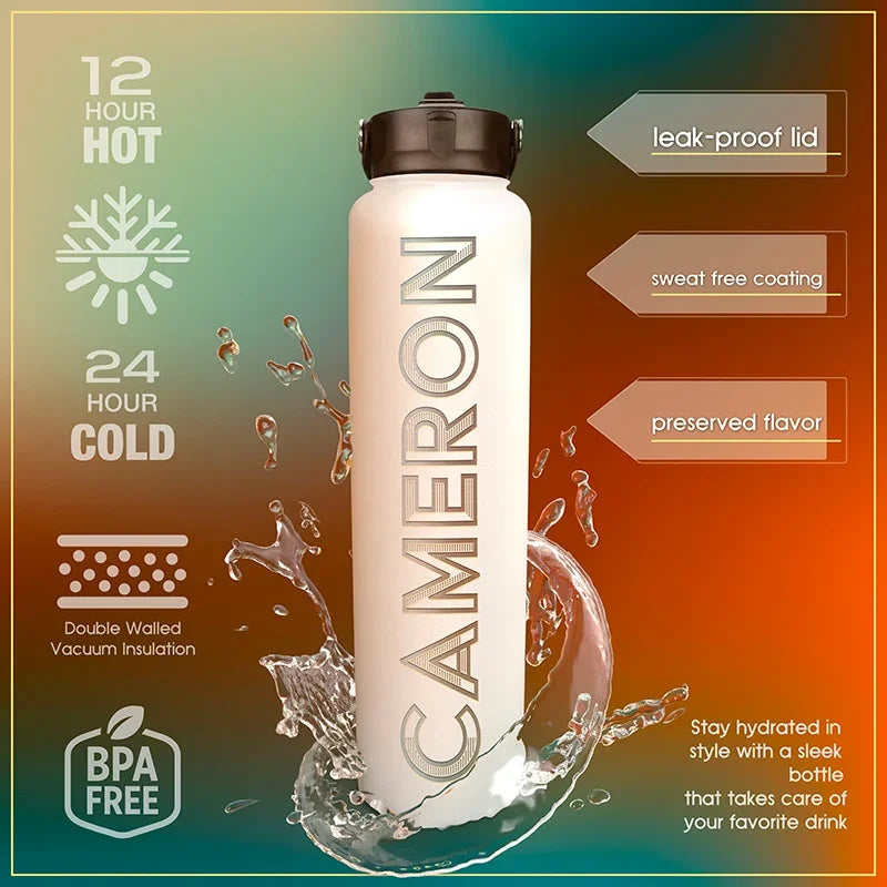 Giftshire's Water Bottle - Personalized with Name - GiftShire