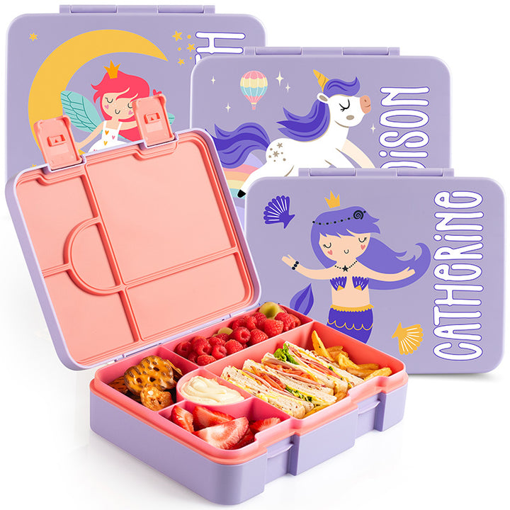 Girls School Lunch Box with Customized Bento Box