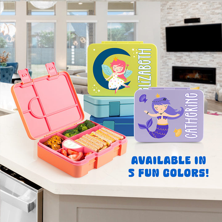 Girls School Lunch Box with Customized Bento Box