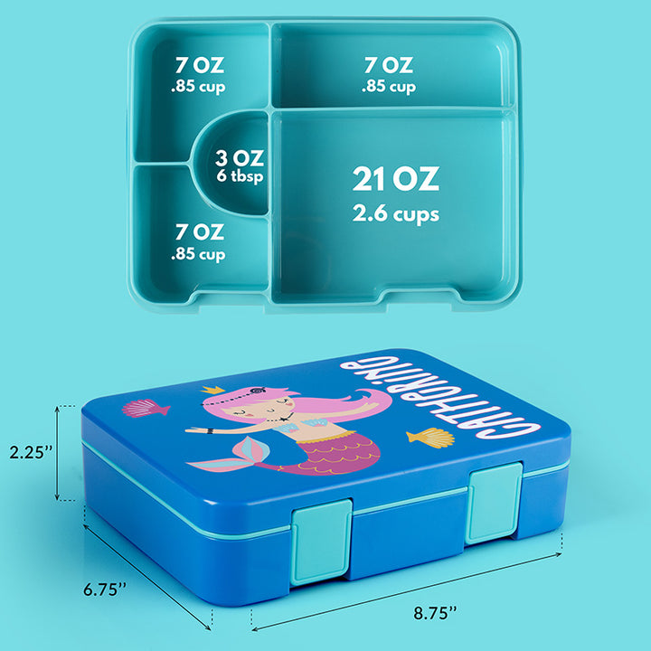 Girls School Lunch Box with Customized Bento Box