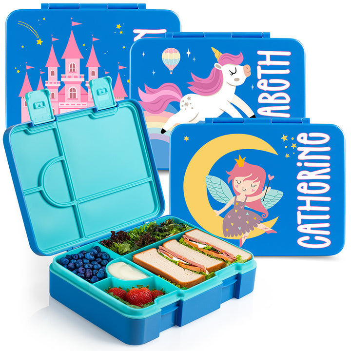 Girls School Lunch Box with Customized Bento Box