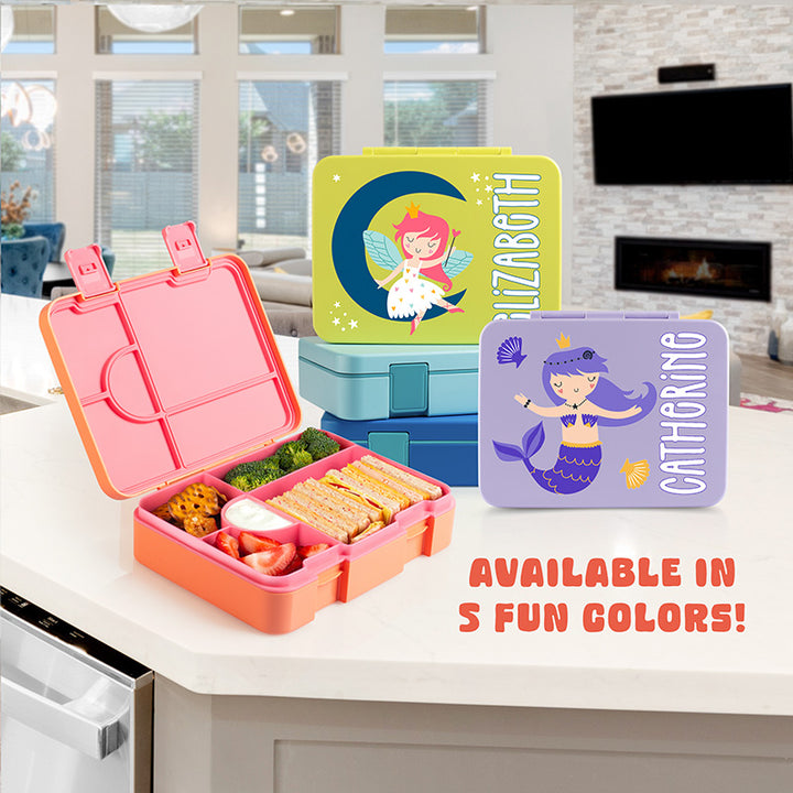 Girls School Lunch Box with Customized Bento Box