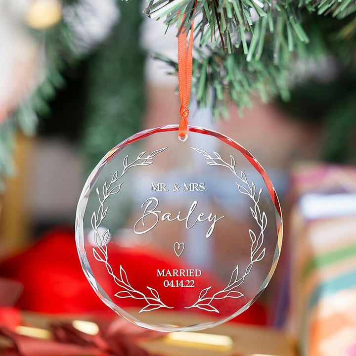 Custom Glass Ornament - GiftShire
