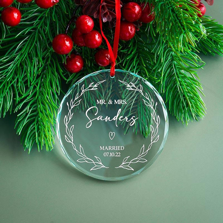 Custom Glass Ornament - GiftShire