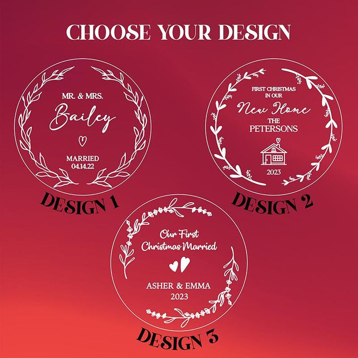 Custom Glass Ornament - GiftShire