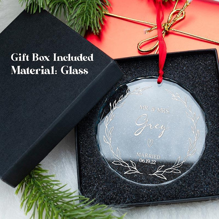 Custom Glass Ornament - GiftShire