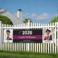 Graduation Banner Personalized – Upload Your Then & Now Photo