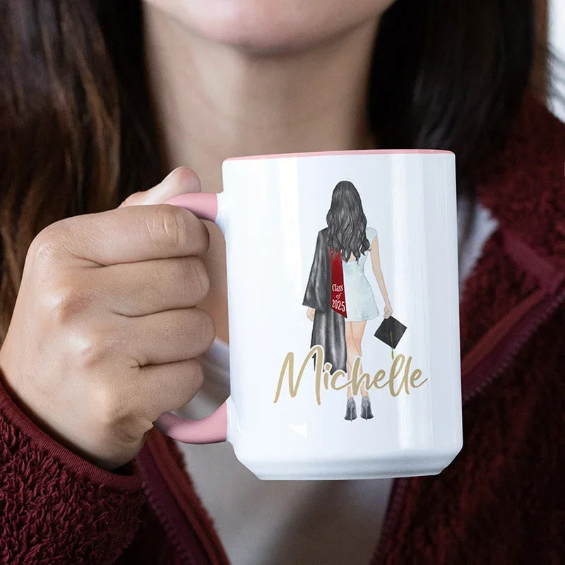 Custom Graduation Clipart Mug, Gift for Graduation - GiftShire