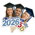 Graduation Head Cutout on Stick – Custom Graduation Bighead Cutouts