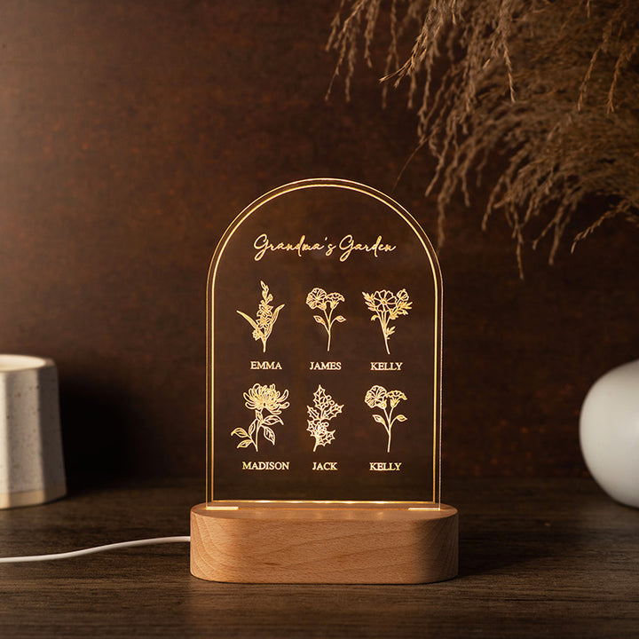 Custom Night Light for Grandma - GiftShire