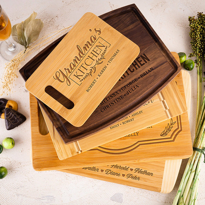 Grandma's Kitchen Personalized Cutting Board - GiftShire