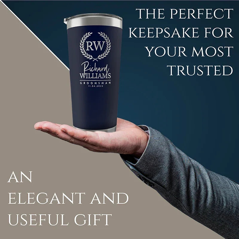 Groomsmen Proposal Gift - Be My Groomsman Tumbler - GiftShire