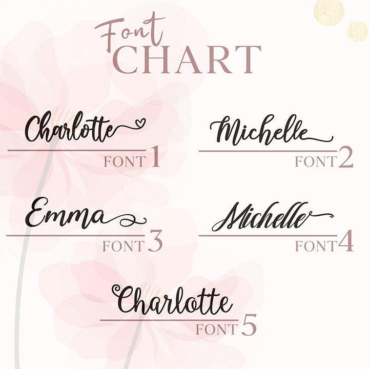 Calligraphy Name Personalized Jewelry Box Gift for Her - GiftShire