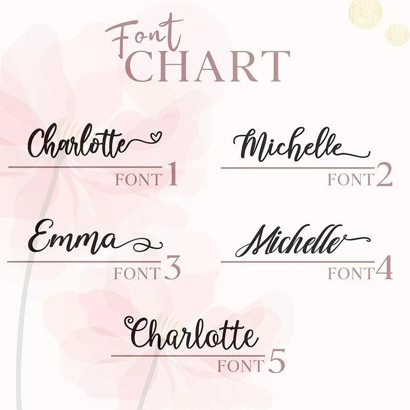 Calligraphy Name Personalized Jewelry Box Gift for Her - GiftShire