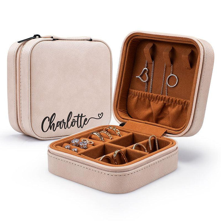 Calligraphy Name Personalized Jewelry Box Gift for Her - GiftShire