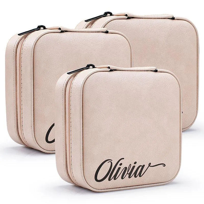 Calligraphy Name Personalized Jewelry Box Gift for Her - GiftShire