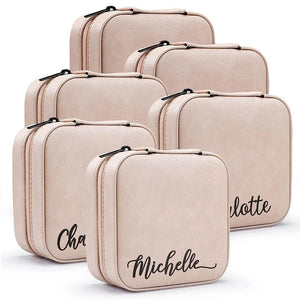 Calligraphy Name Personalized Jewelry Box Gift for Her - GiftShire