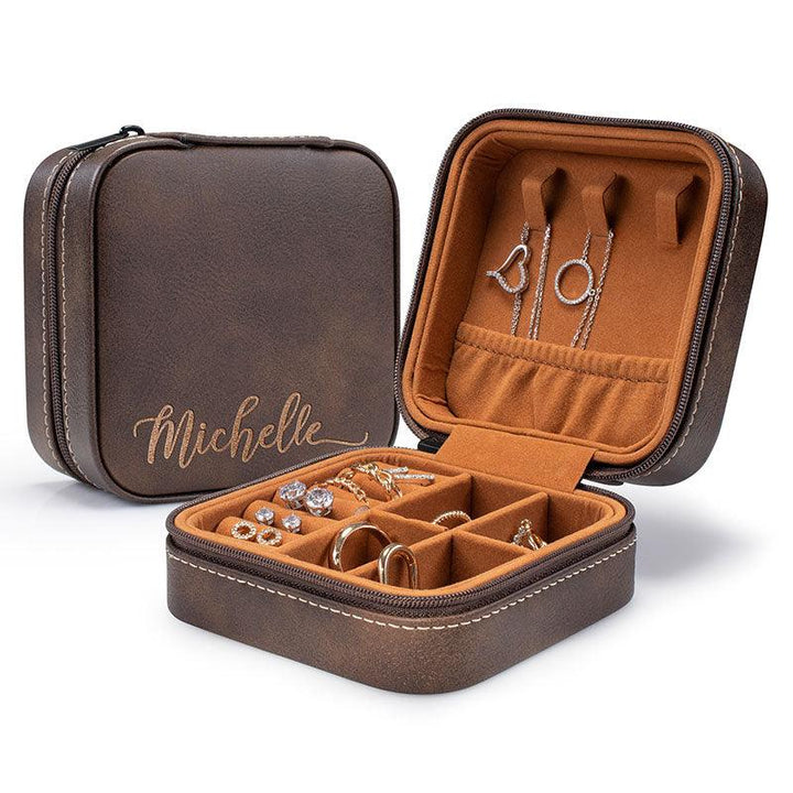Calligraphy Name Personalized Jewelry Box Gift for Her - GiftShire