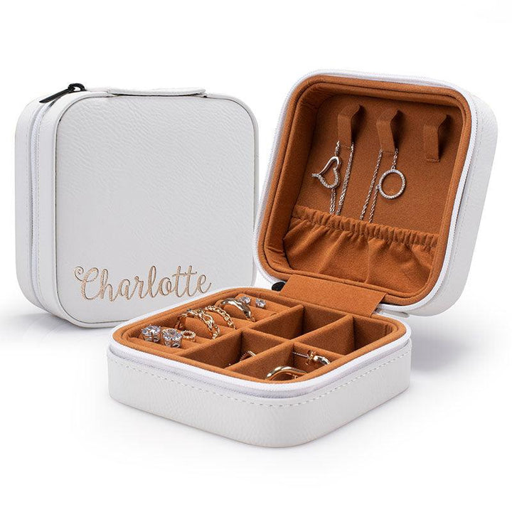 Calligraphy Name Personalized Jewelry Box Gift for Her - GiftShire