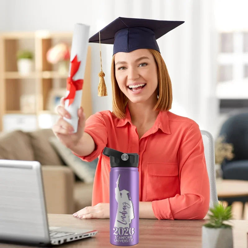 Her Personalized Water Bottle: Perfect Graduation Gift